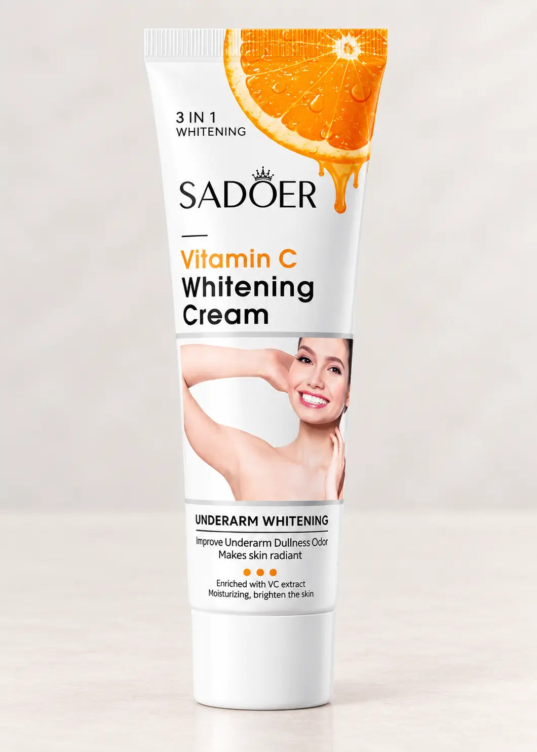 Crema blanqueadora para axilas y entrepierna con vitamina C 1645