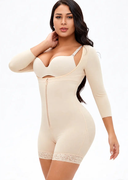 Faja de cuerpo completo: Con mangas y realce de glúteos | Moldea 3113