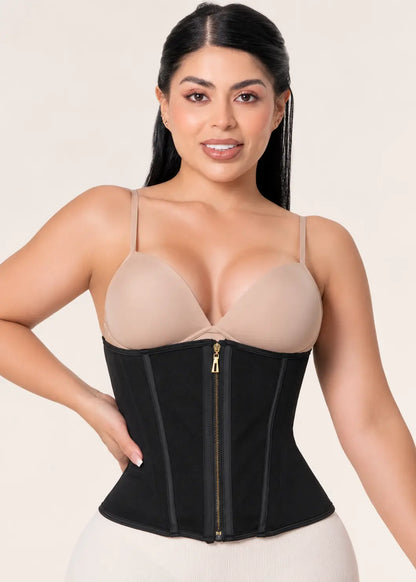 Cinturilla Corset: Reloj de arena y varillas | Moldea 4105
