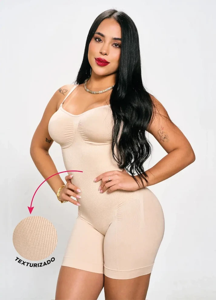 Body sin costuras texturizado: Control de abdomen y realce | Moldea 5603