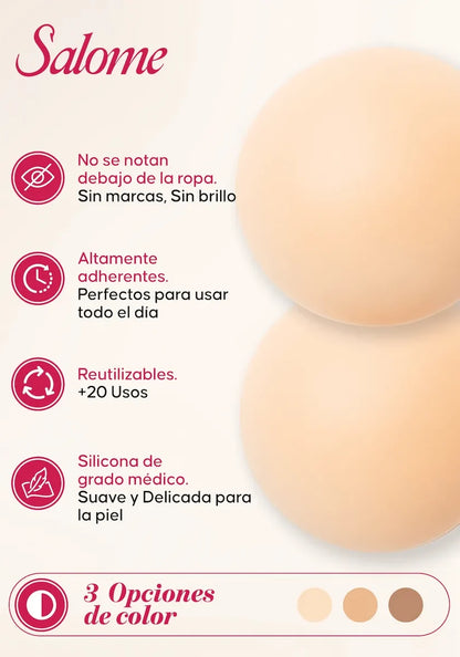 Cubre pezón de Silicona Reutilizable Salome: Adhesivo e invisible | Moldea 826
