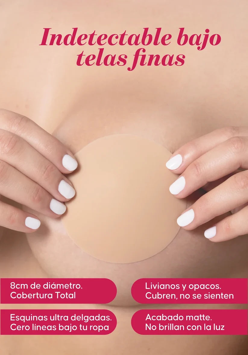 Cubre pezón de Silicona Reutilizable Salome: Adhesivo e invisible | Moldea 826
