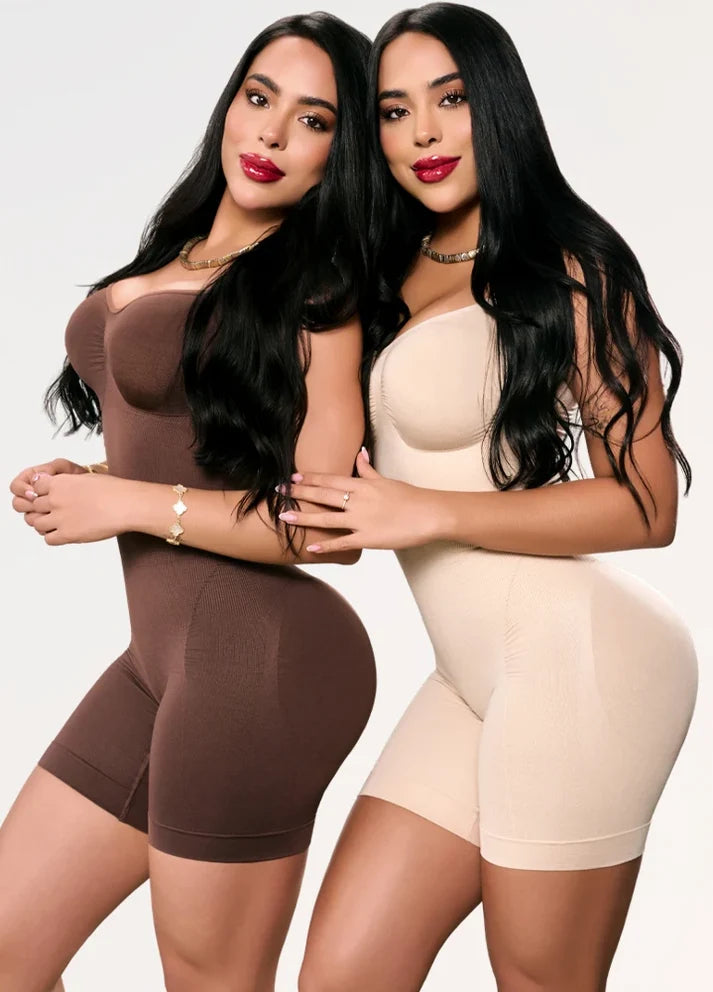 Body sin costuras texturizado: Control de abdomen y realce | Moldea 5603