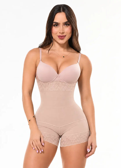 Faja Short de Tiro Alto con Control de Abdomen y Realce de Glúteos | Moldea 2967