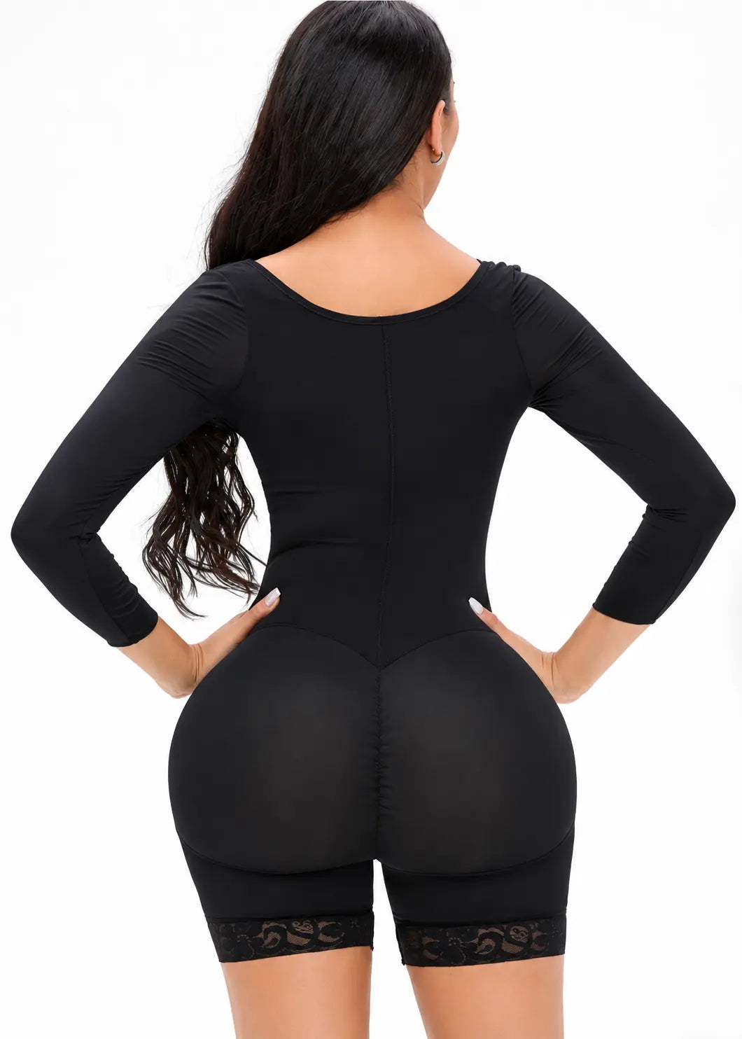 Faja de cuerpo completo: Con mangas y realce de glúteos | Moldea 3113